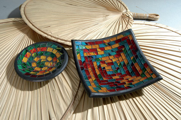 Räucherschale Mosaik rainbow