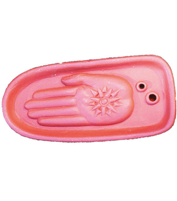 Räucherstäbchenhalter Heilende Hand, braun