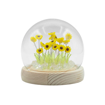 LED Blühende Leuchtgartenkuppel, 20 Sonnenblumen
