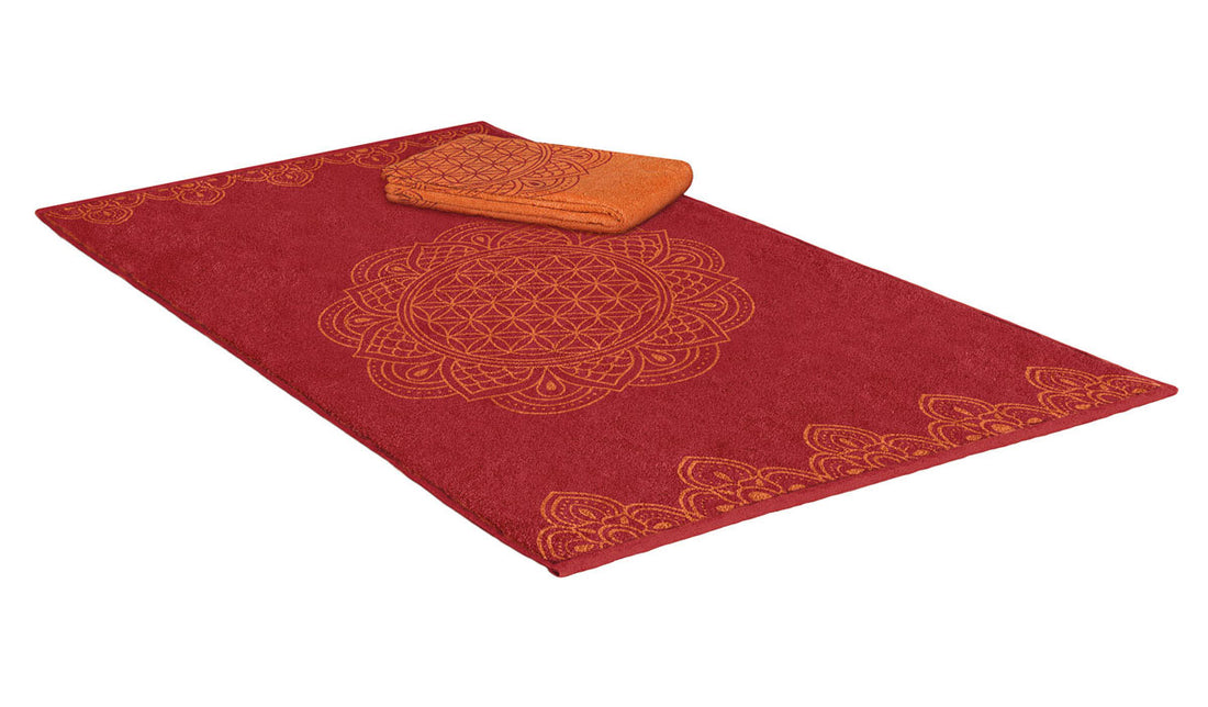 Handtuch 48 x 109 cm, Blume des Lebens