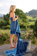 Handtuch 48 x 109 cm Happy Blume des Lebens