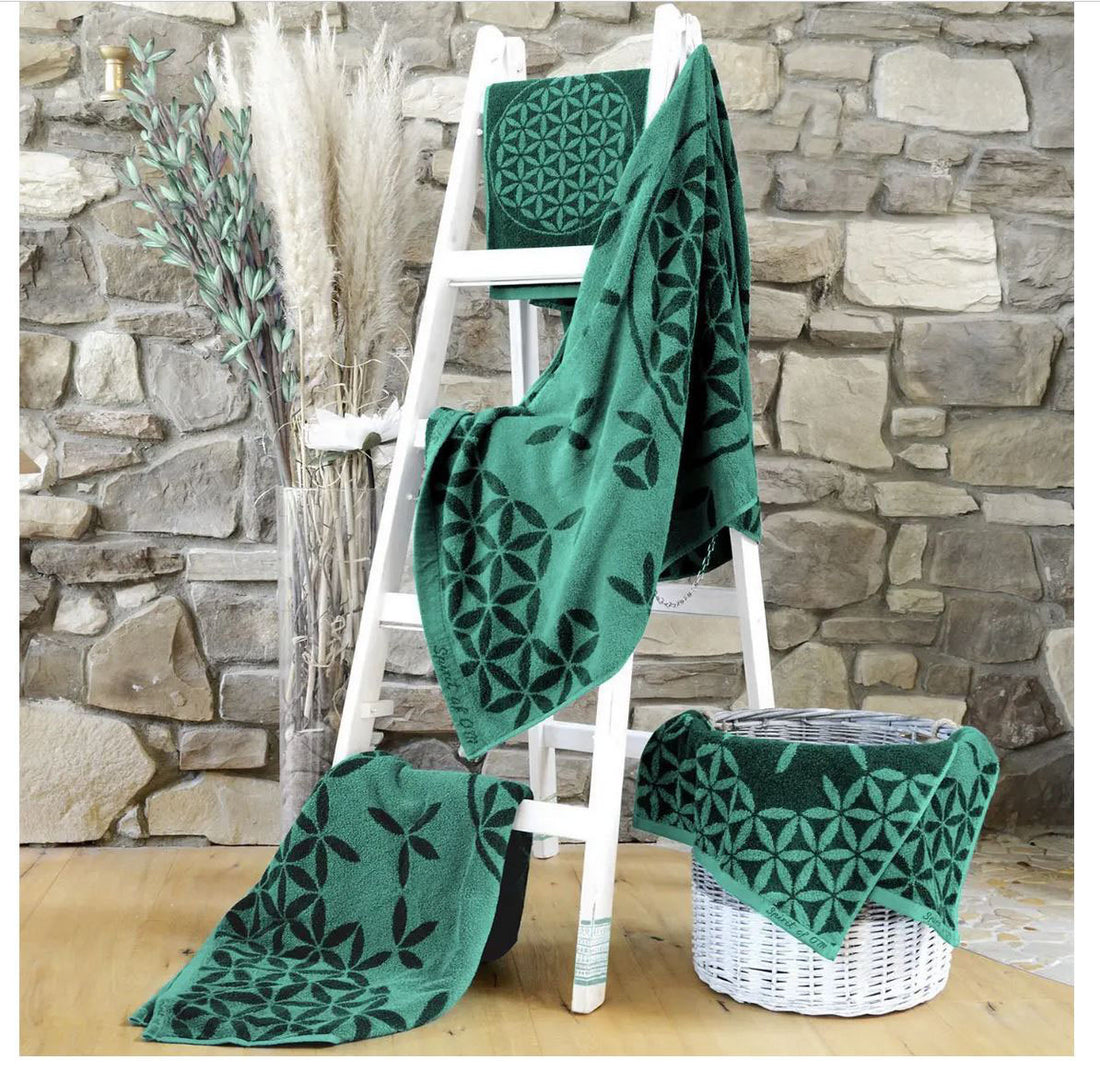Badetuch Blume des Lebens