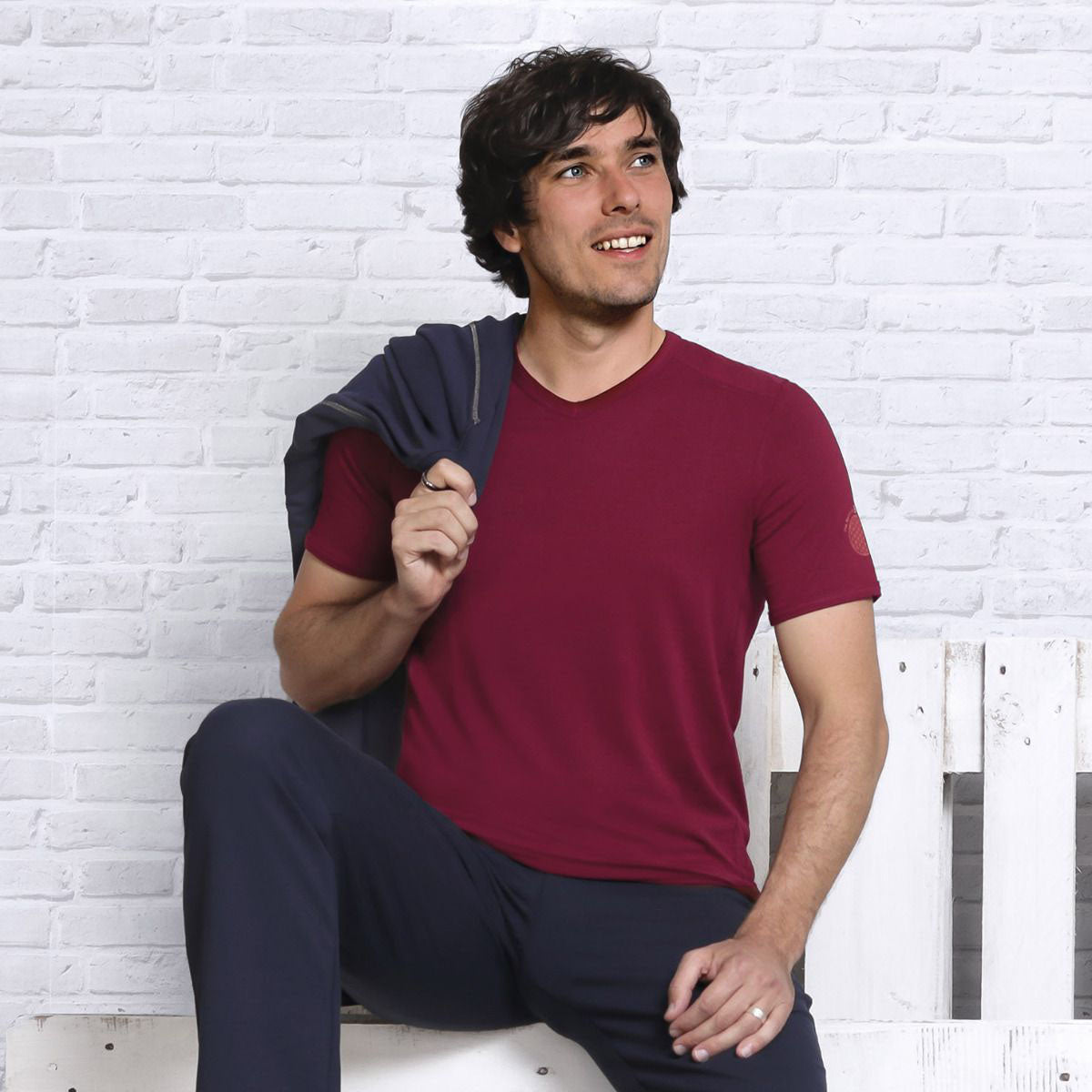 Herren T-Shirt Bambus