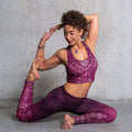 YogaTop Bra Buddhi - aubergine
