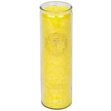 Duftkerze Stearin 3. Chakra 100 Stunden, Bergamotte-Zitrone-Grapefruit