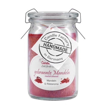 Baby Jumbo Kerze - gebrannte Mandel