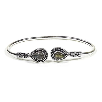 Armreif Labradorit, Boho-Style