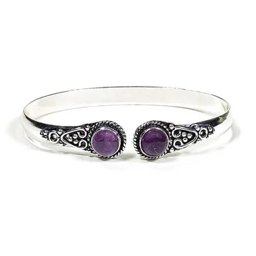 Armreif Amethyst, Boho-Style