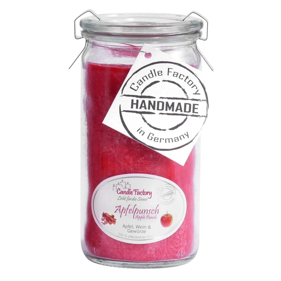 Mini-Jumbo Kerze, Apfelpunsch Brenndauer 70 h
