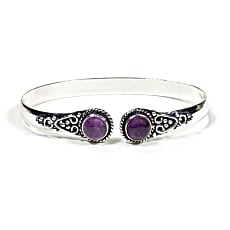 Armband mit Amethyst, größe verstellbar