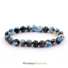 Armband Achat 8,5mm Kugel