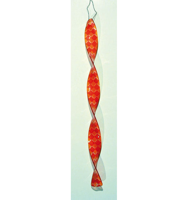 Twister orange mit Karo rot