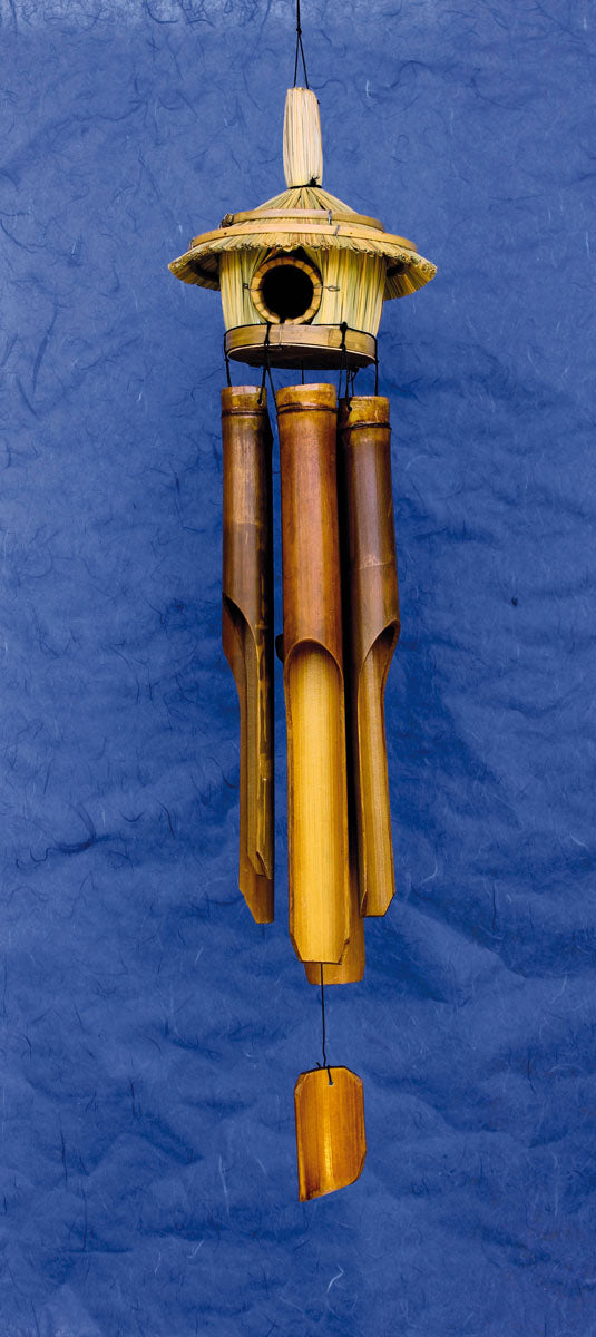 Bambus Windglockenspiel Vogelhaus