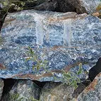 Donut Aragonit Blau (Ø 3 cm)