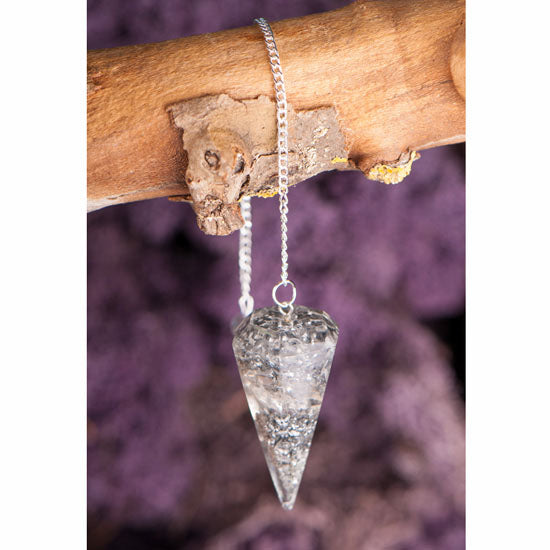 Orgonit-Pendel Bergkristall