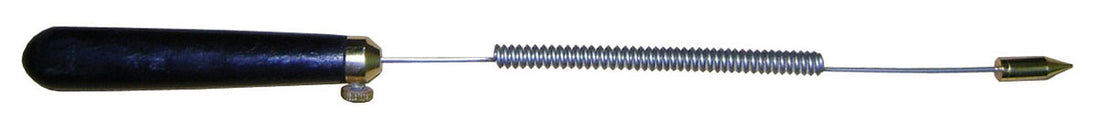 Tensor mit Feder mit Messingspitze und Holzgriff