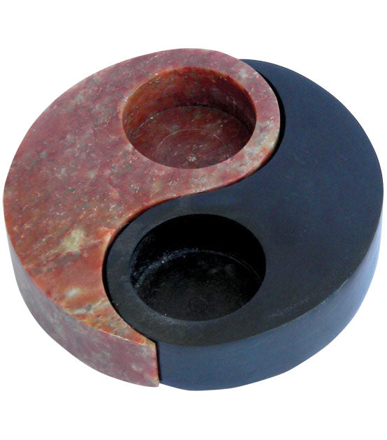 Teelichthalter Yin Yang