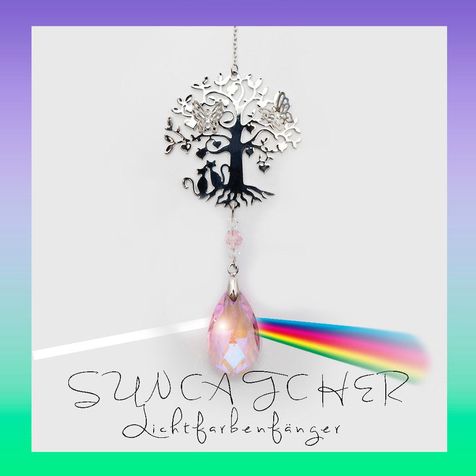 Suncatcher Baum des Lebens in Geschenksbox