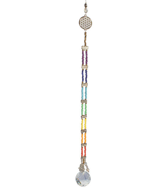 Chakra Kristall Mobile mit BdL und Fatima