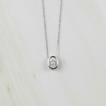 Anhänger Zirkon mit Silberkette