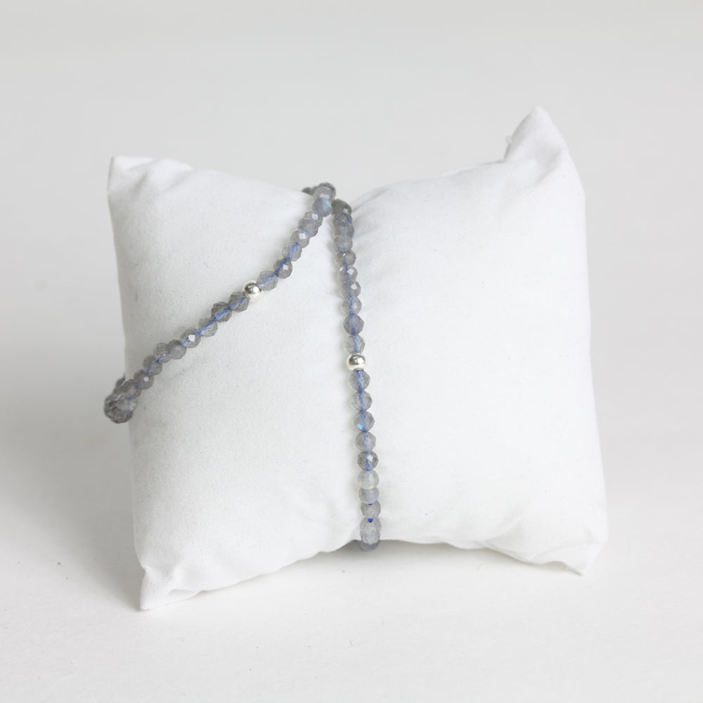 Facetten-Armband, Labradorit