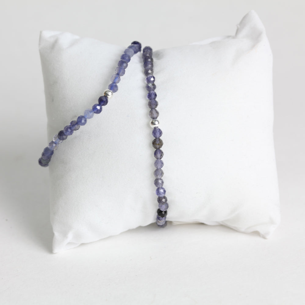 Facetten-Armband, Iolit