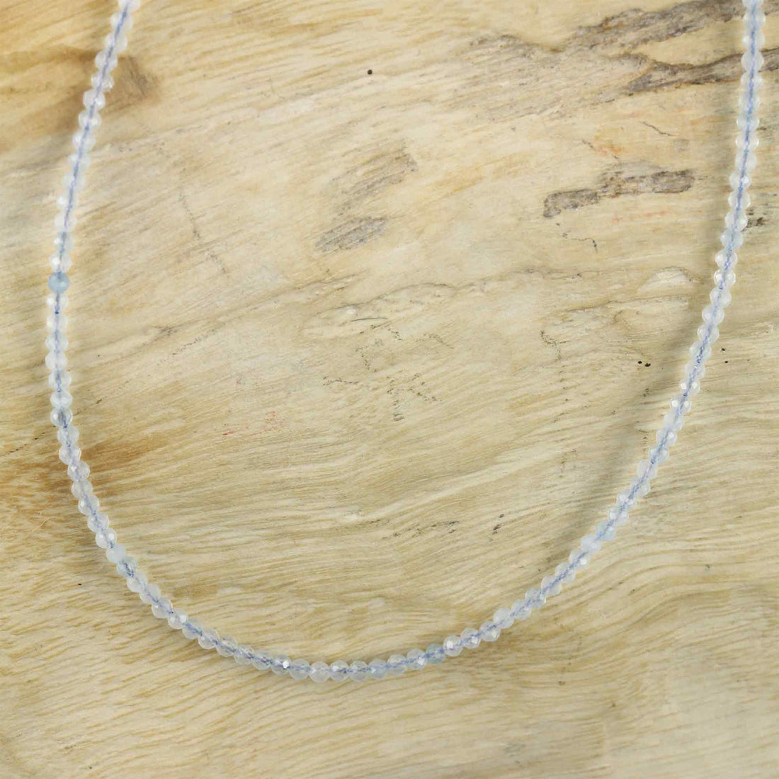 Aquamarin Klein Halskette