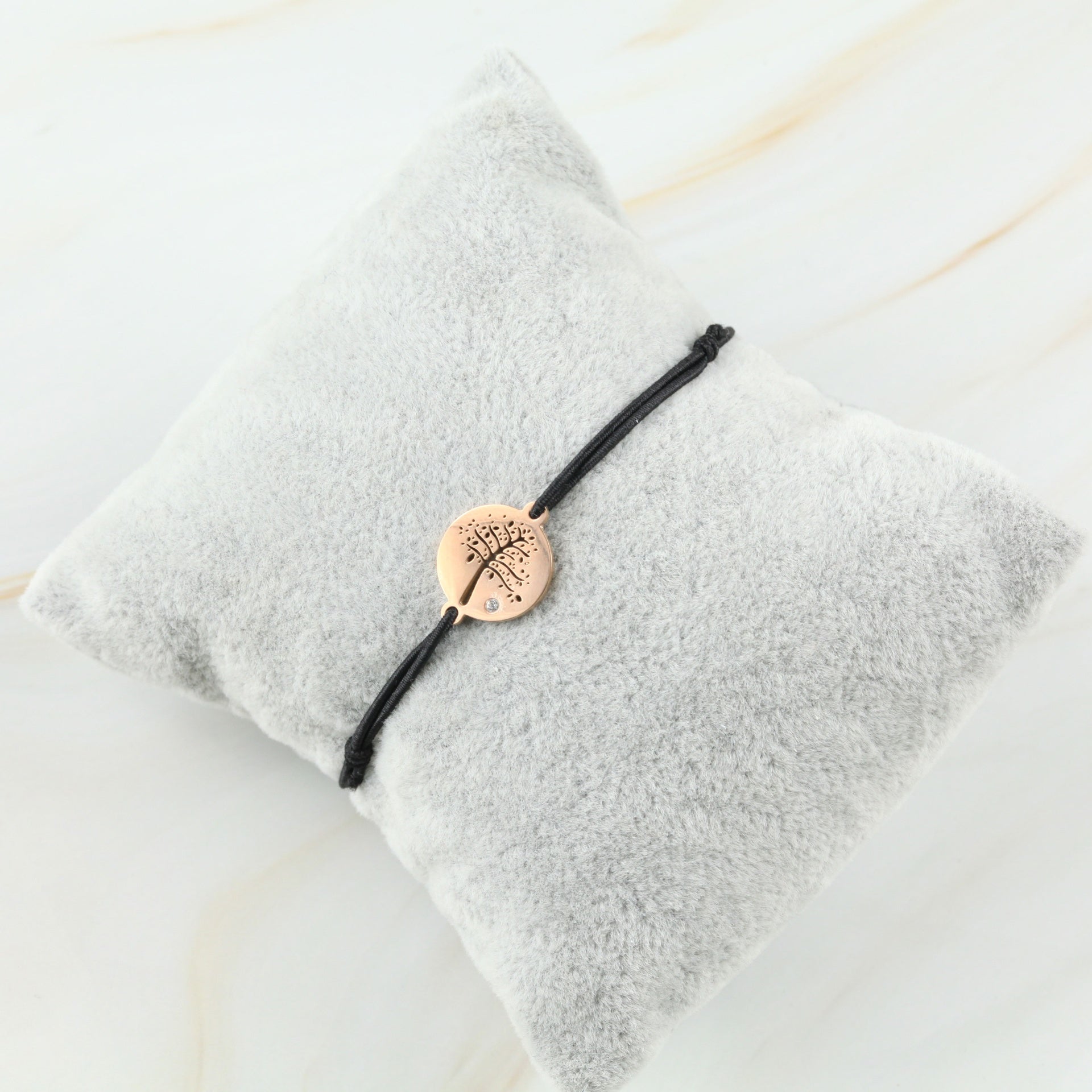 Armband Lebensbaum, Edelstahl vergoldet