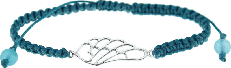 Makramee Armband Engelsflügel