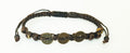 Makramee Armband Glücksmünzen