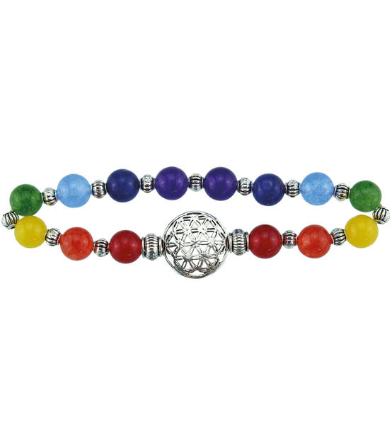 Chakra Armband "Blume des Lebens"