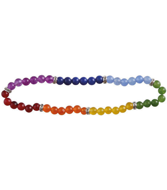 Chakra-Armband mit Achat Steinen