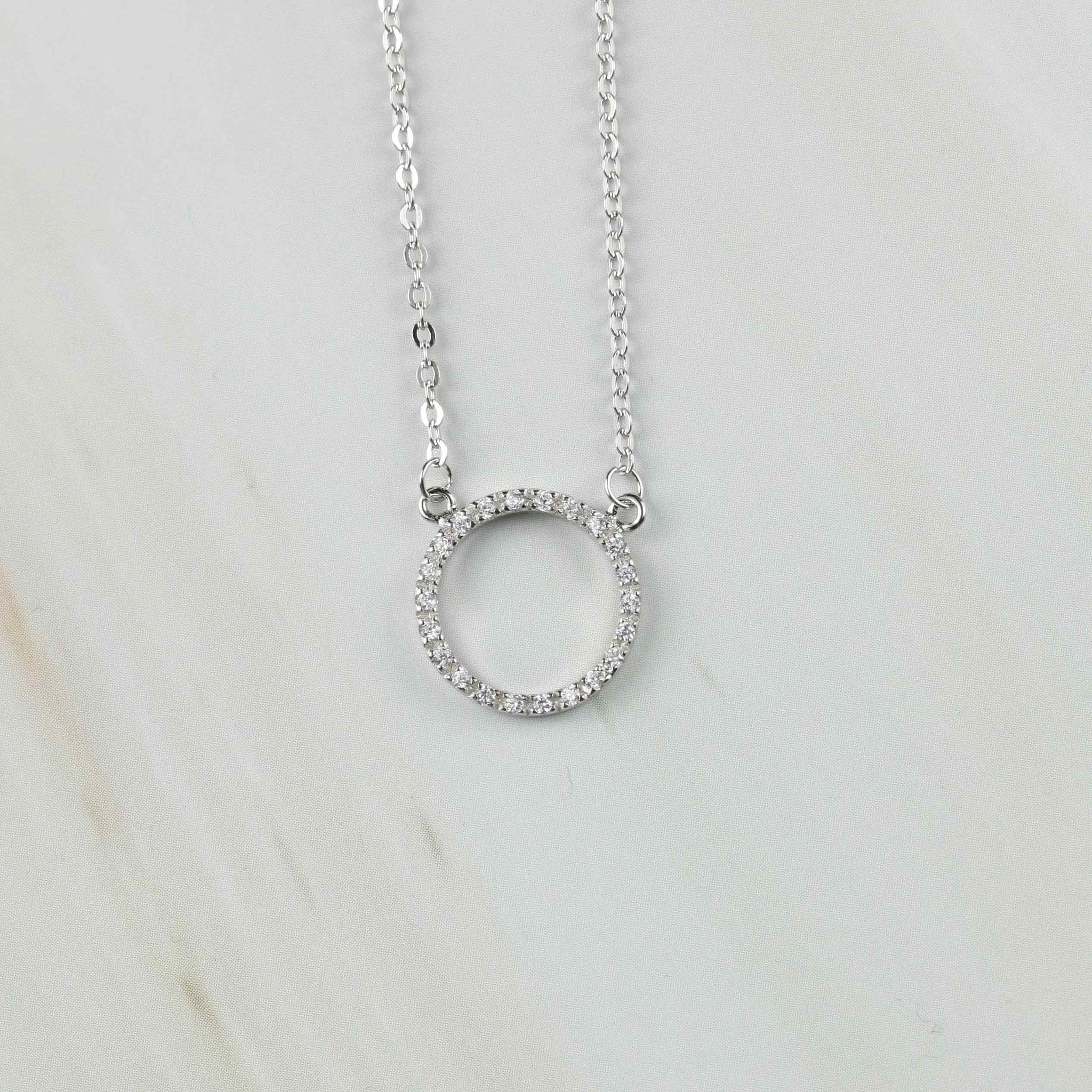 Kette Kreis Silber