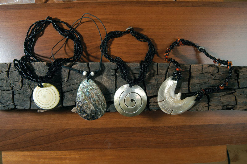 Halskette Muschelspirale
