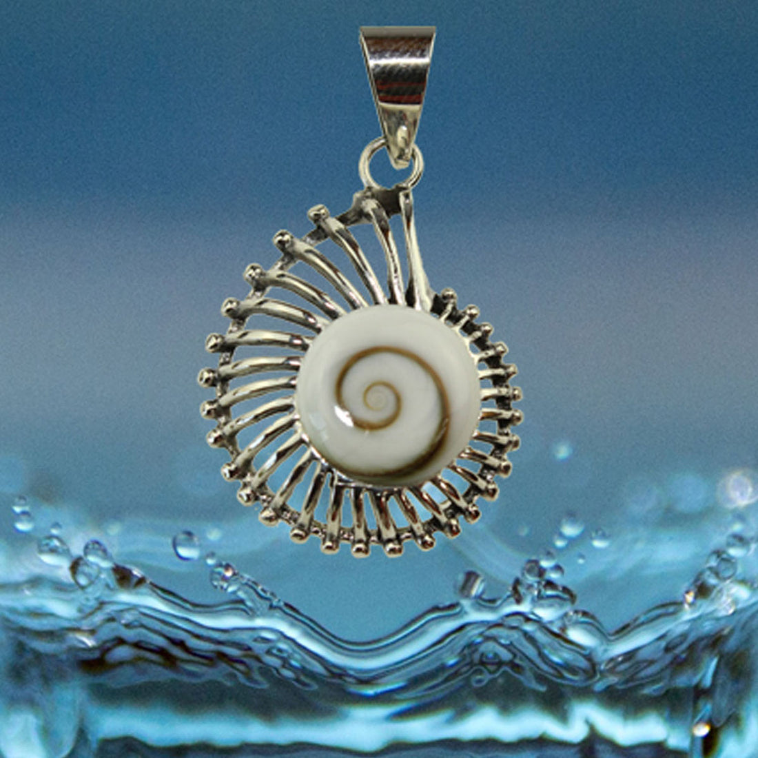 Anhänger Nautilus mit Shiva Auge