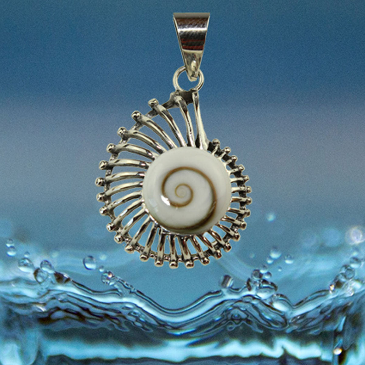 Anhänger Nautilus mit Shiva Auge