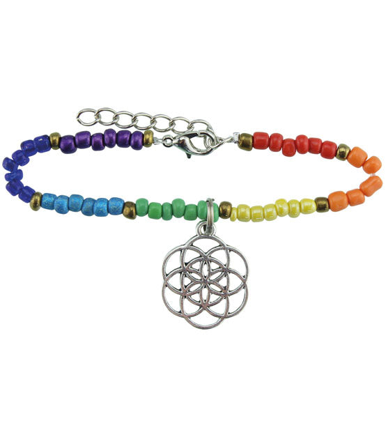 Chakra-Fußketterl "Same des Lebens"