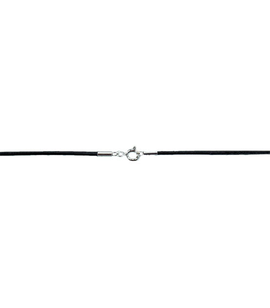Lederband Schwarz mit Verschluss