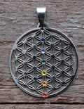 Anhänger Blume d. Leb. & Chakrastab