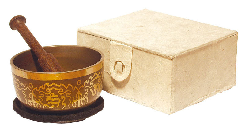Klangschalen-Geschenksset "Om Mani"