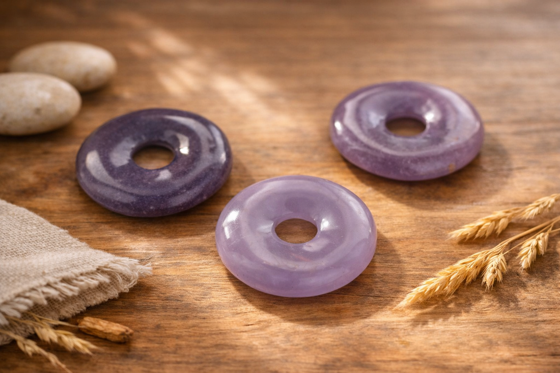 Donut Lepidolith 3 cm