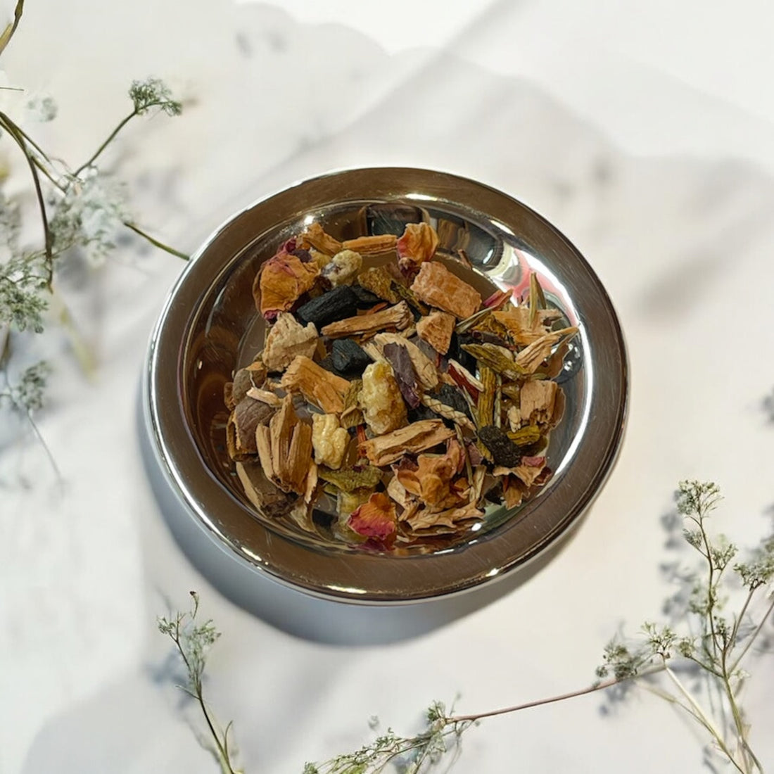 Räucherplatte 6cm, für Teelichtgefäß, schalenförmig