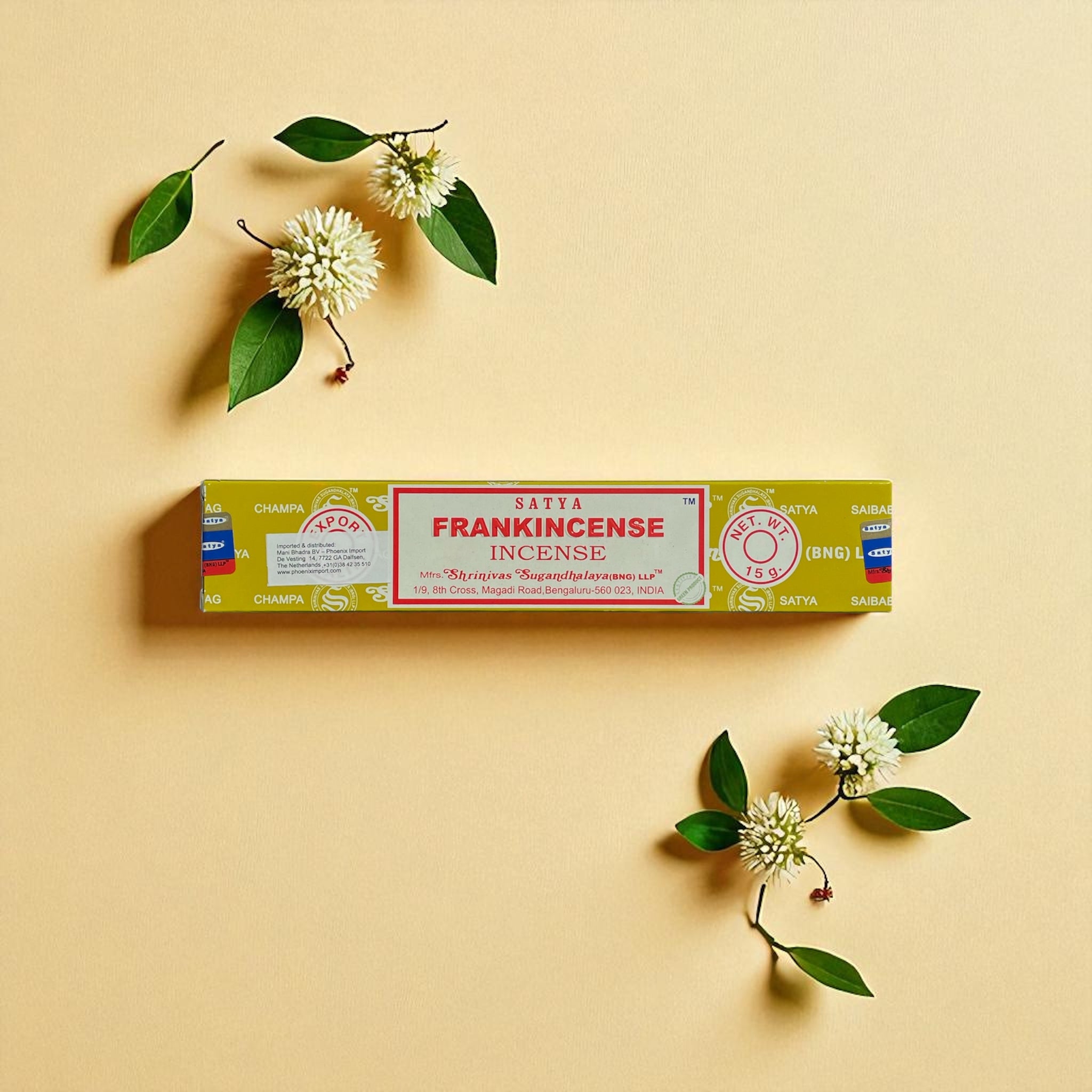 Räucherstäbchen Satya Frankincence (Weihrauch) 15 gr.