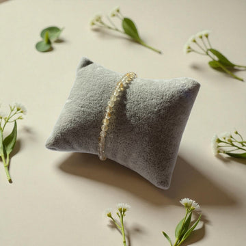 Armband Citrin - facettiert 4,5 mm