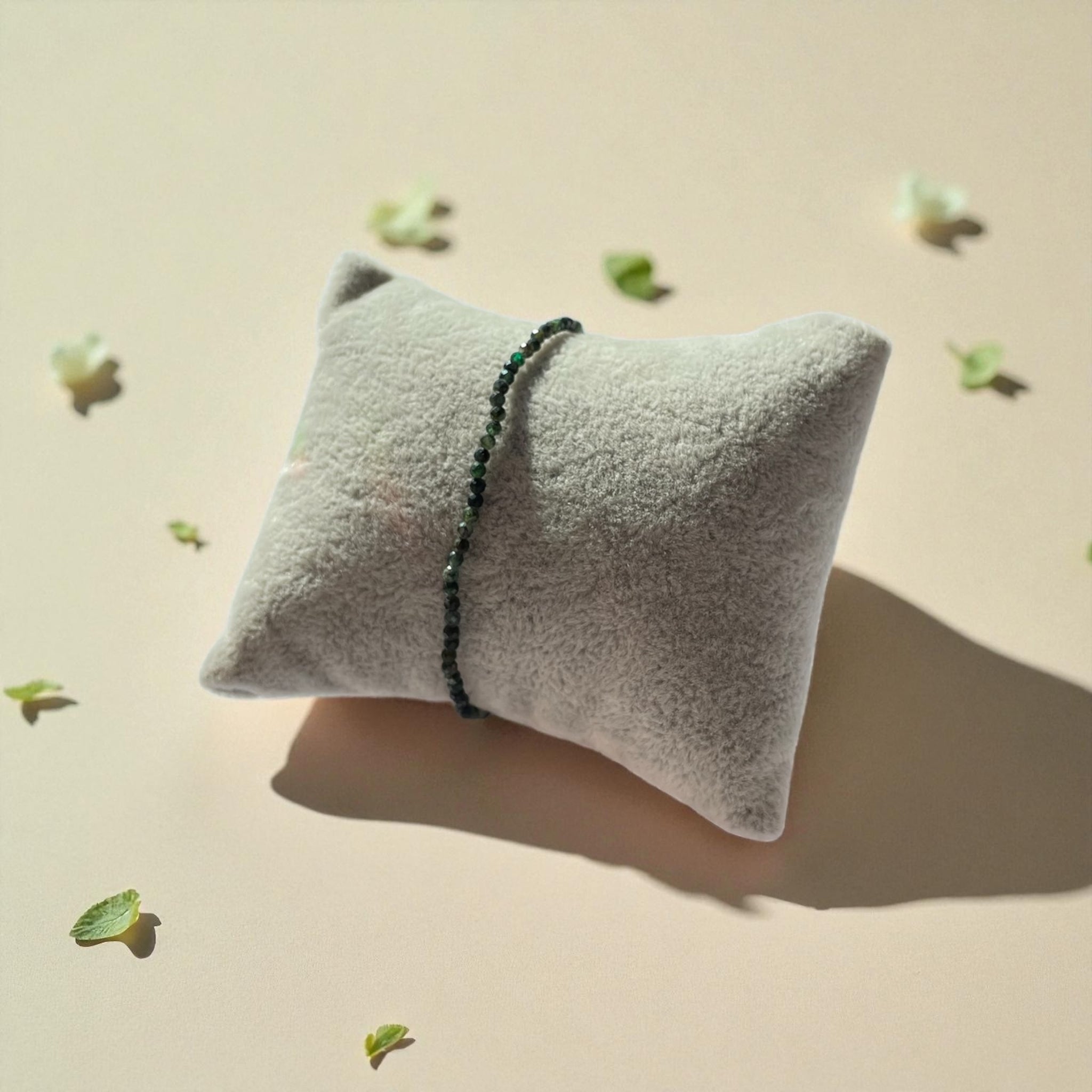 Armband Smaragd (Emerald) facettiert 2 mm