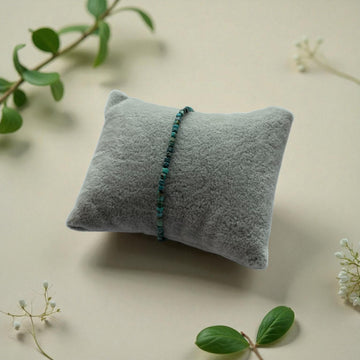 Armband Türkis 3 mm - facettiert/Block