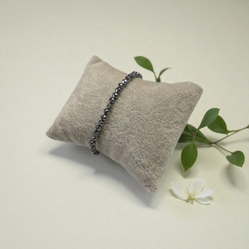 Armband Silizium facettiert -4mm