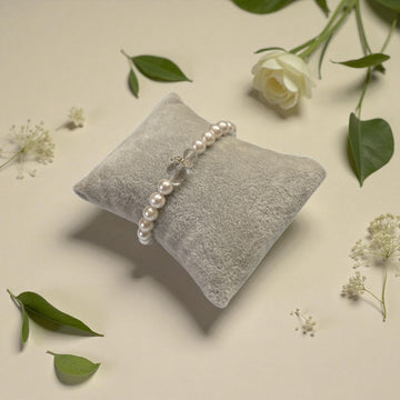 Armband Perle mit Engelsflügel