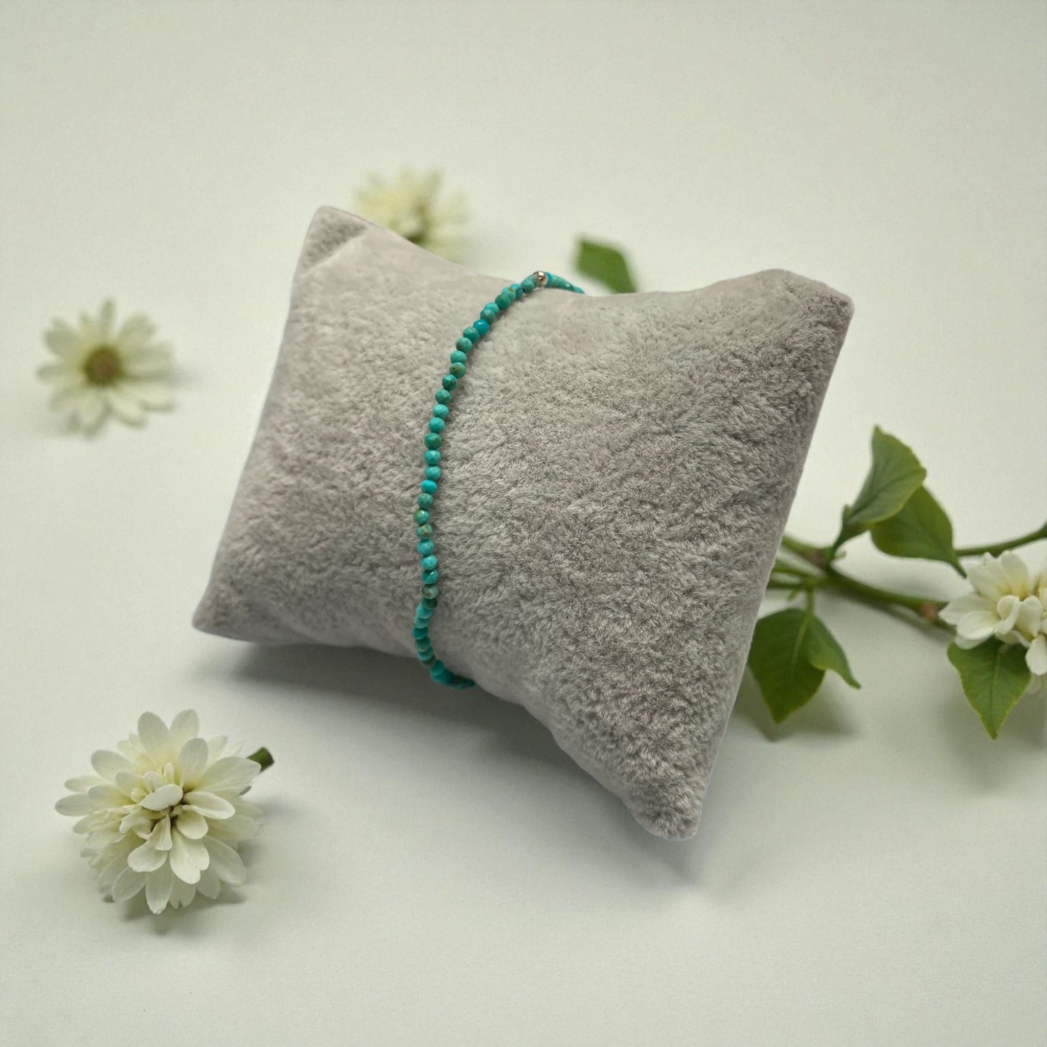 Armband Türkis facettiert -2mm