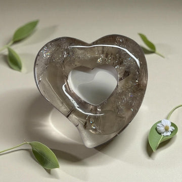 "Herz in Herz" Rauchquarz